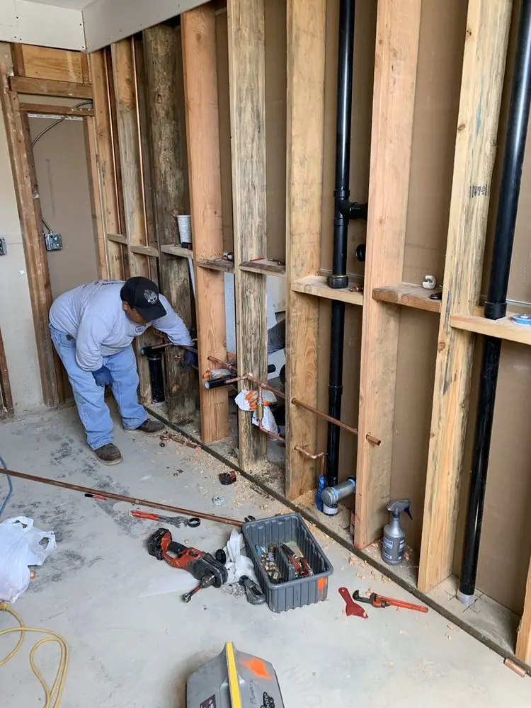 Commercial rough-in plumbing for Trenchless Sewer Repair in Lexington Square